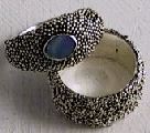 Fingerringe 270/272 Silber/Granulat